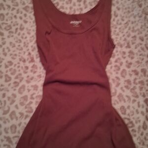 Womens Rich Brown Tank Top